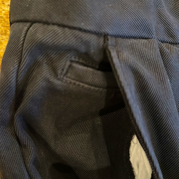 TOMMY BAHAMAS MENS BLACK SILK/COTTON BLEND FLAT FRONT CHINOS - Picture 4 of 9